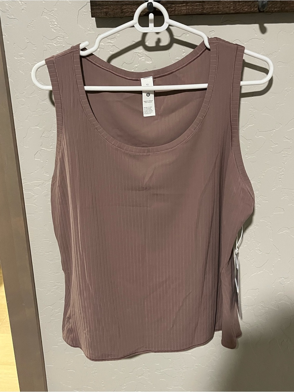 lululemon athletica Ribbed Scoop Tank - Mauve Rose
